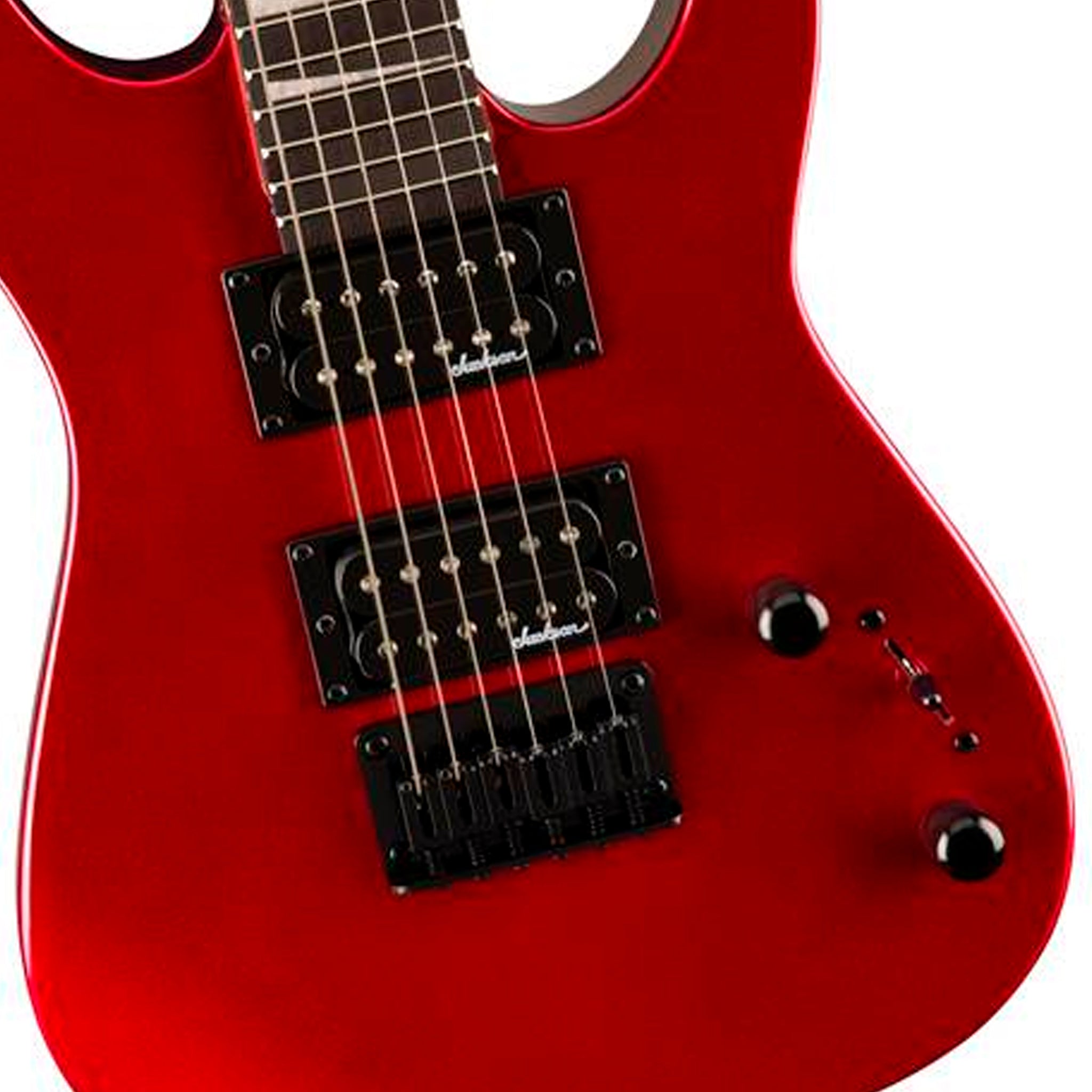 JACKSON JS SERIES DINKY MINION JS1X AMARANTH FINGERBOARD, METALLIC RED