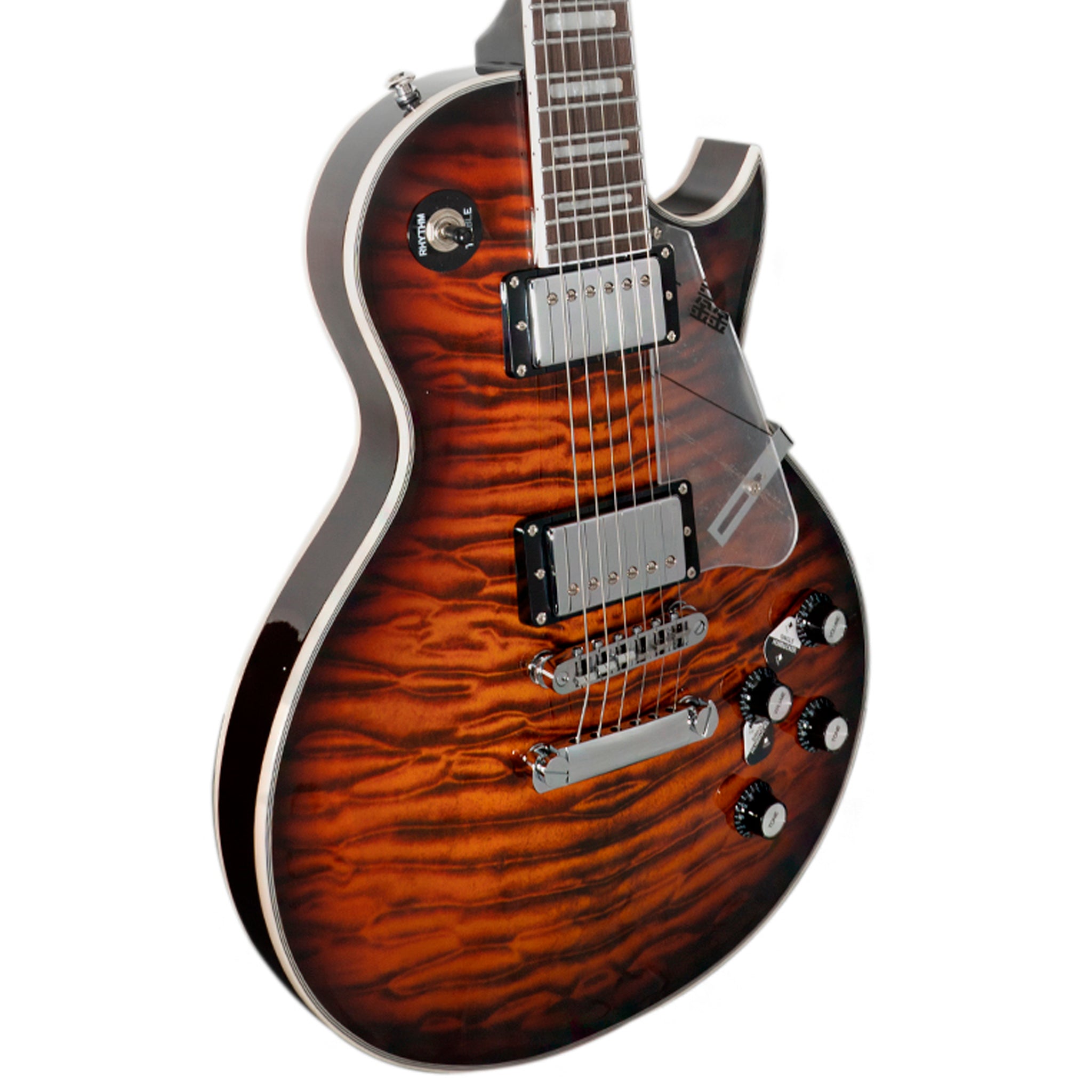 GUITARRA MARS ELECTRICA MOD. LP CUSTOM BROWN