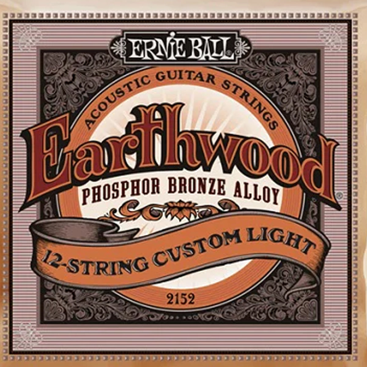 ENCORDADURA EARTHWODD 2152 ACUSTICA 12ST CUSTOM LIGHT BR-PH