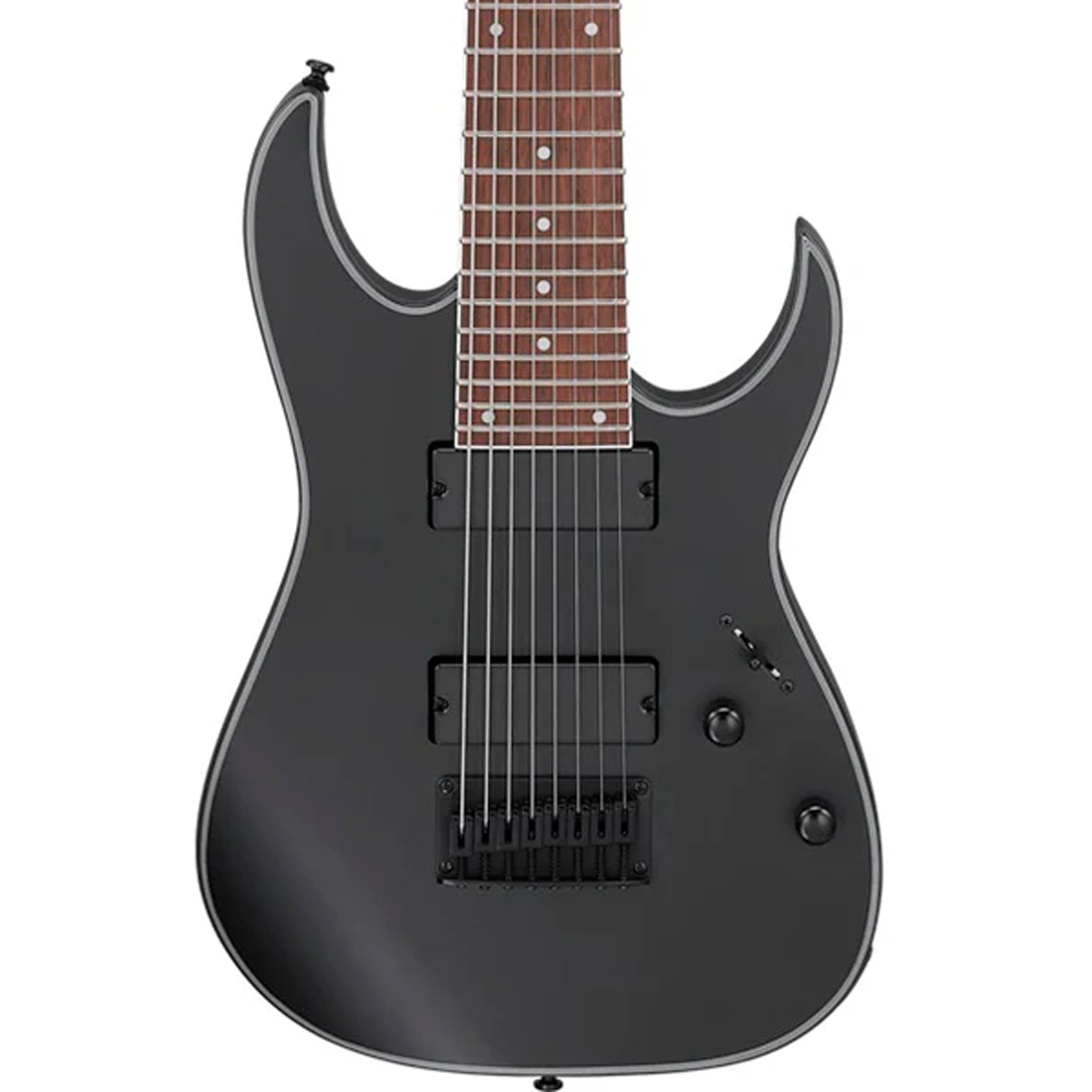 GUITARRA ELÉCTRICA IBANEZ ''RG'' DE 8 CUERDAS, NEGRO MATE