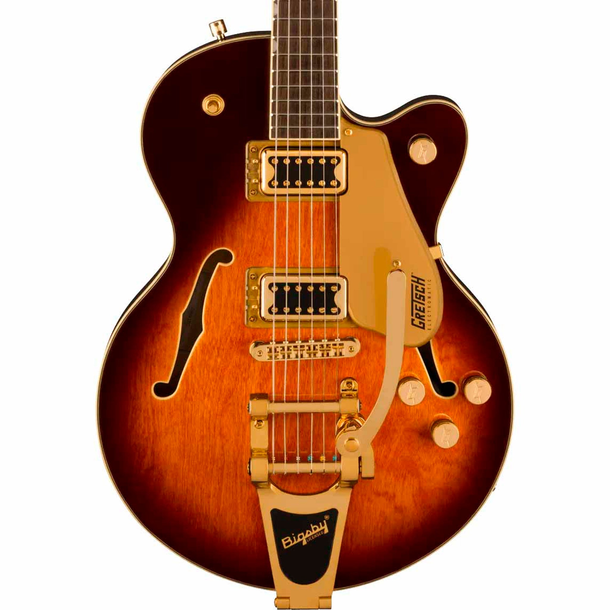 G5655TG ELECTROMATIC SINGLE-CUT WITH BIGSBY GOLD HARDWARE SINGLE BARREL BURST