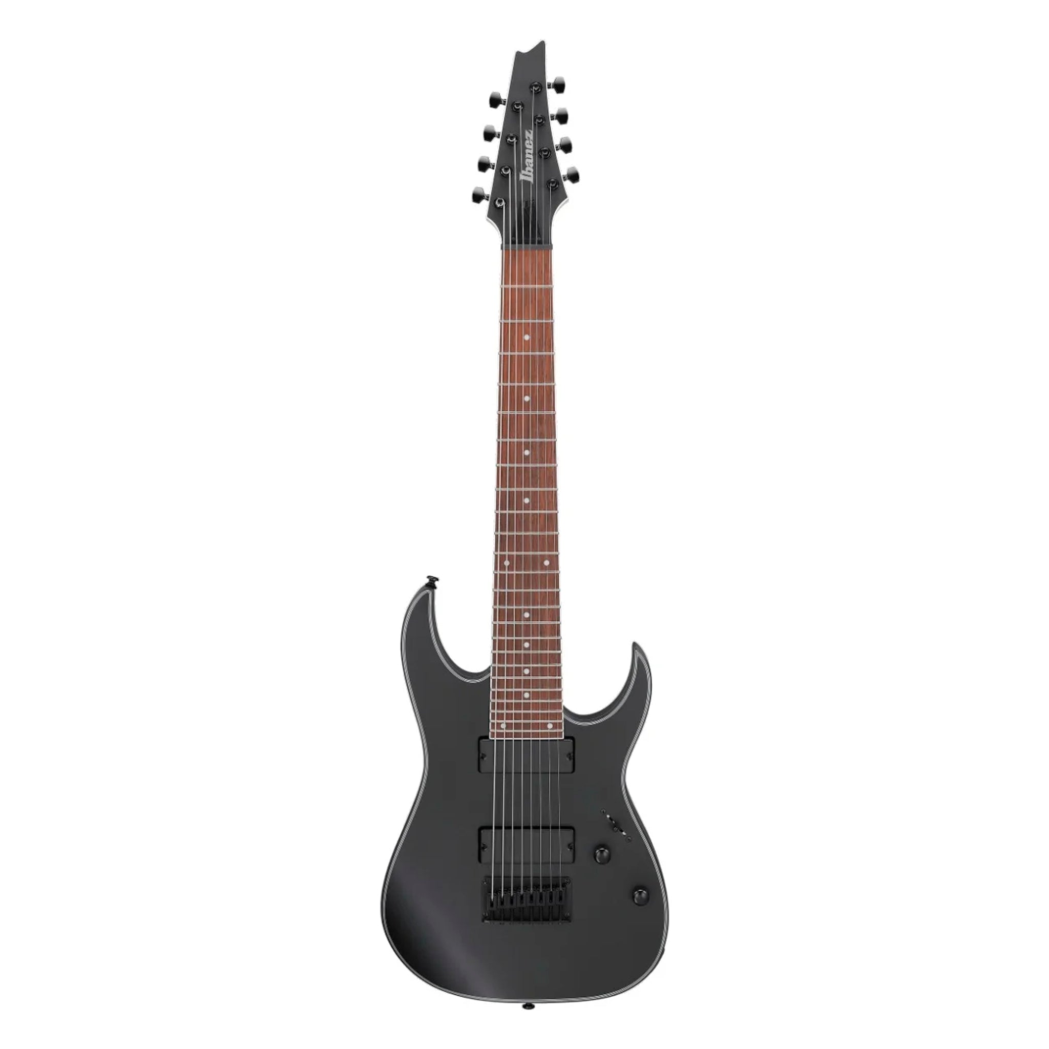 GUITARRA ELÉCTRICA IBANEZ ''RG'' DE 8 CUERDAS, NEGRO MATE