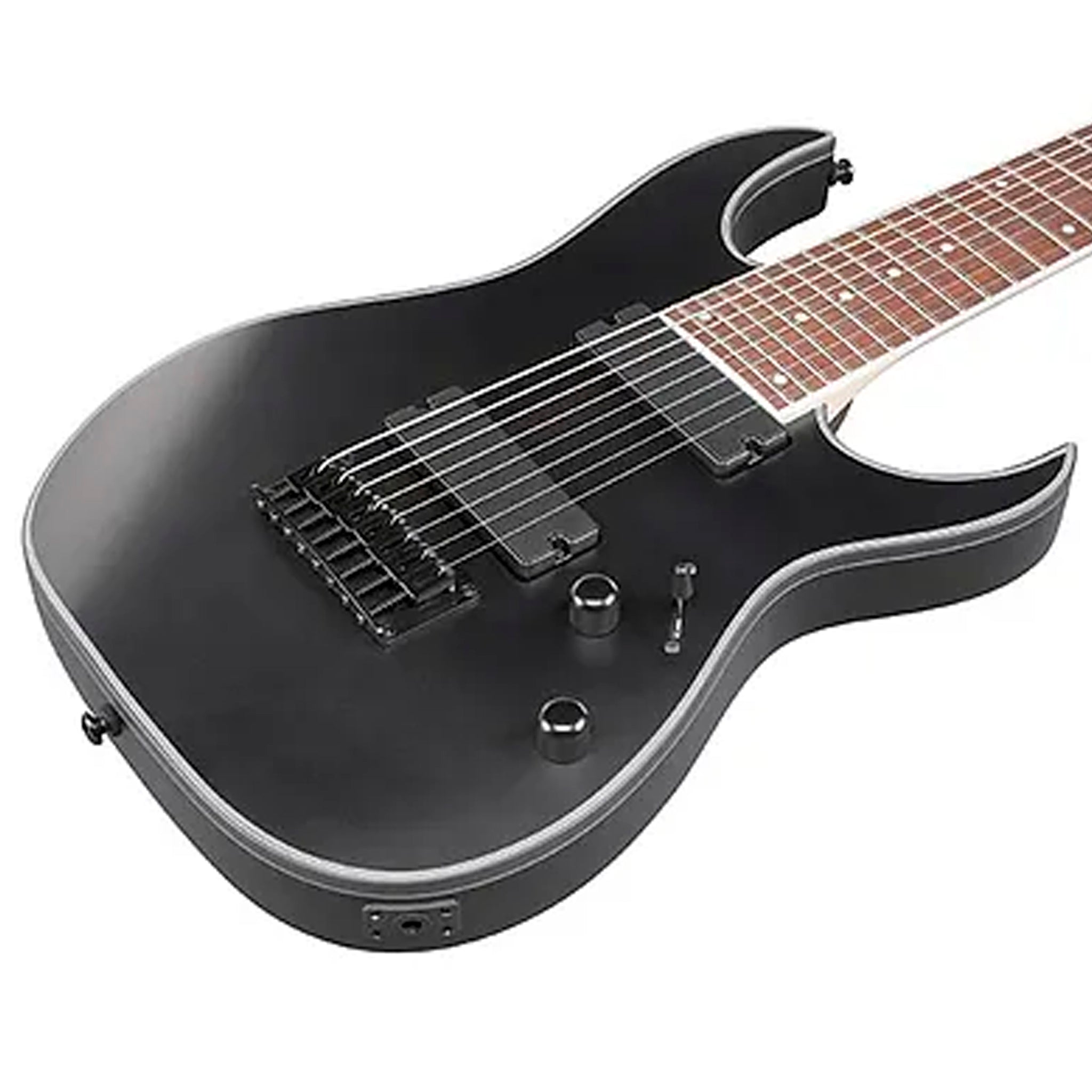 GUITARRA ELÉCTRICA IBANEZ ''RG'' DE 8 CUERDAS, NEGRO MATE