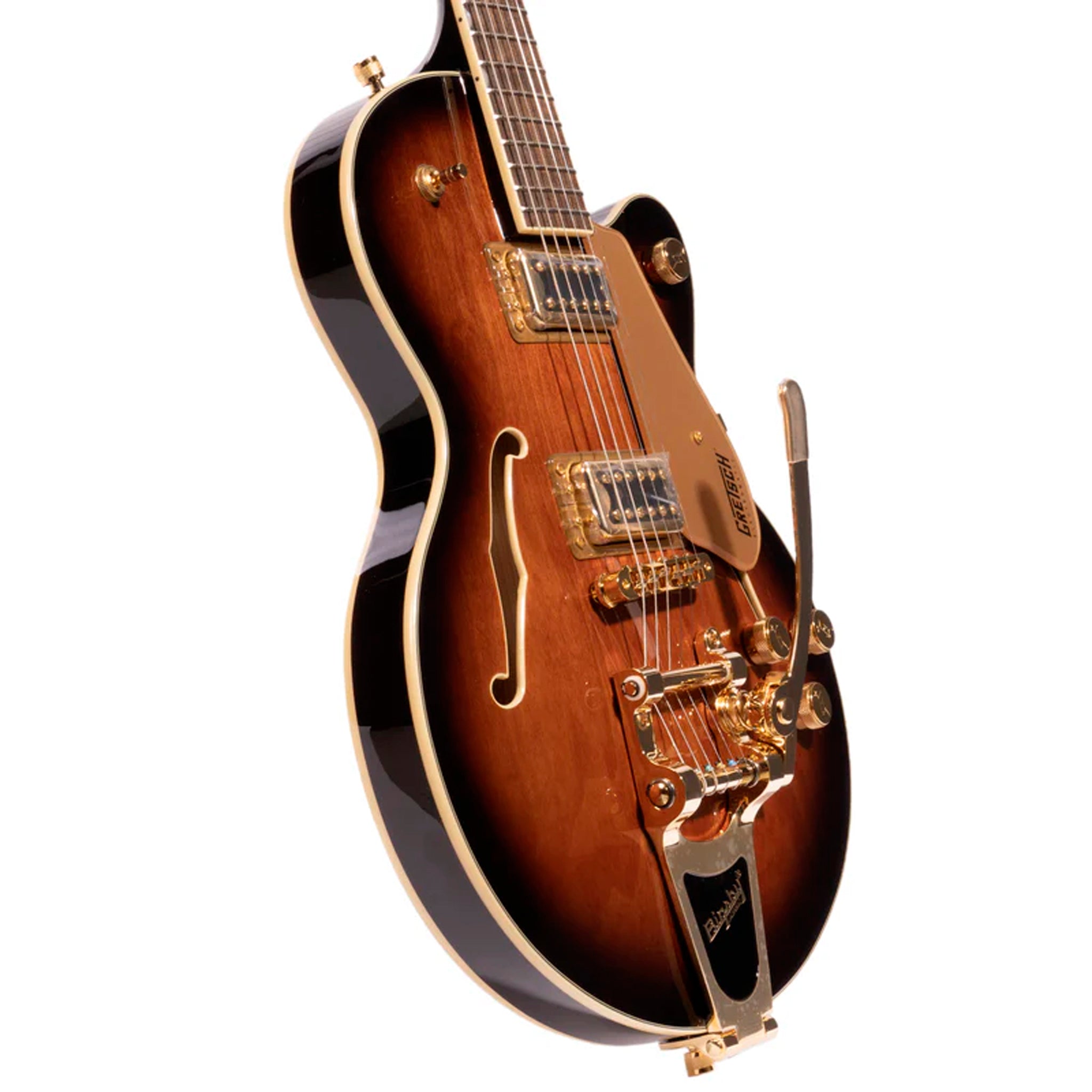 G5655TG ELECTROMATIC SINGLE-CUT WITH BIGSBY GOLD HARDWARE SINGLE BARREL BURST