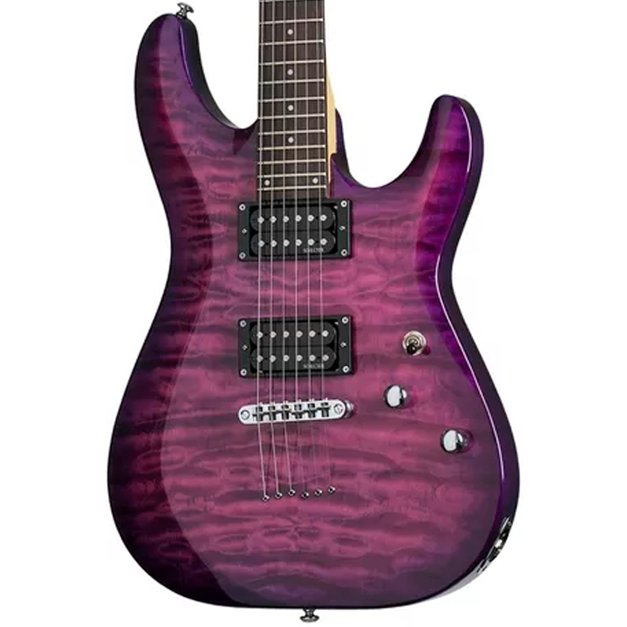 GUITARRA SCHECTER ELECTRICA C-6 PLUS (COLOR : MAGENTA ELECTRICO)