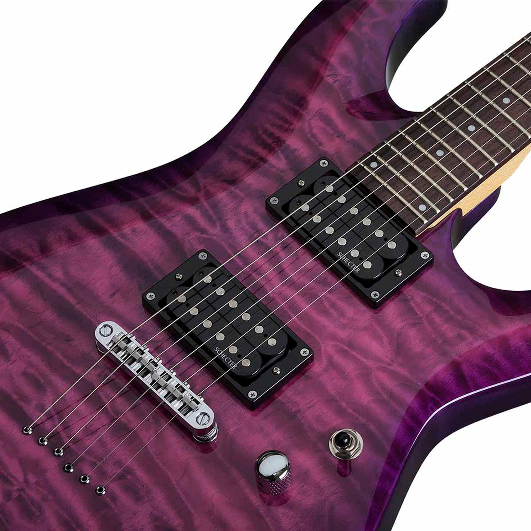 GUITARRA SCHECTER ELECTRICA C-6 PLUS (COLOR : MAGENTA ELECTRICO)