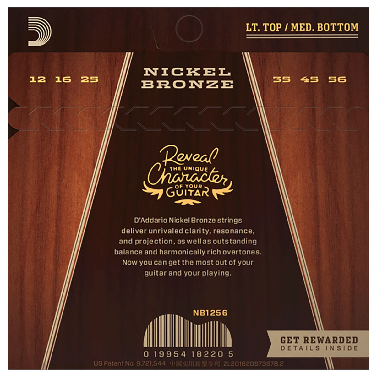 ENCORDADURA DADDARIO ACUSTICA NICKEL BRONCE NB1256